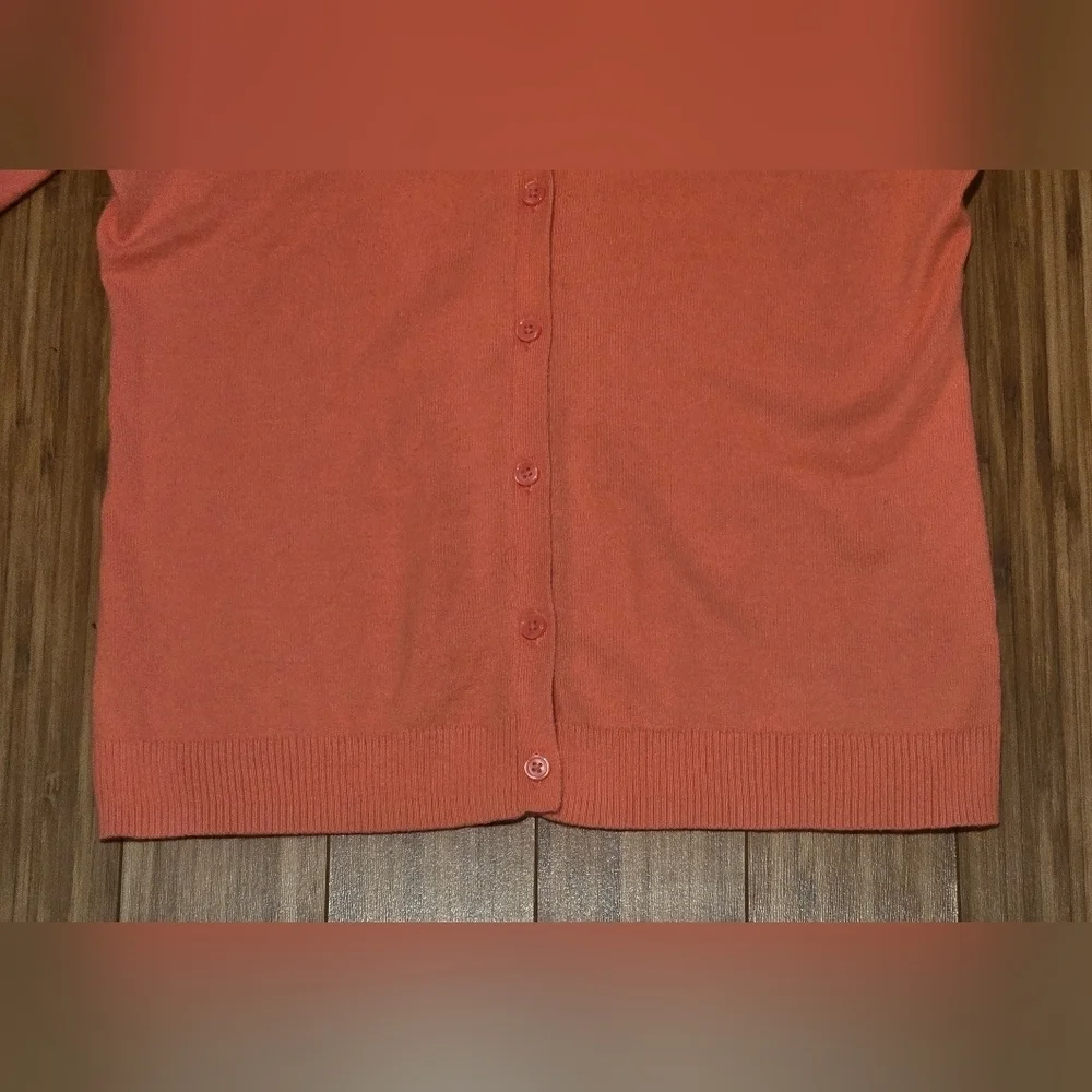 Van Heusen Coral Cardigan Sweater